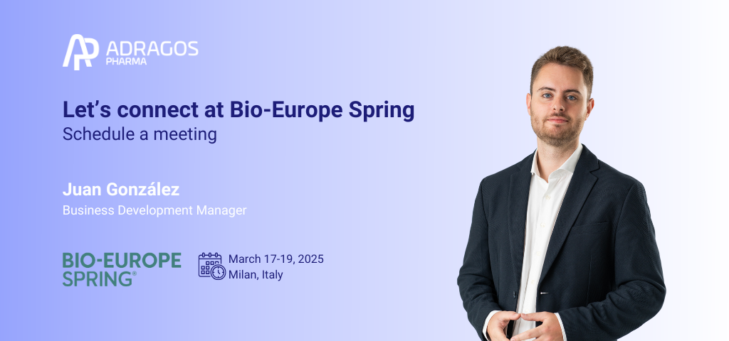 Adragos Pharma goes at Bio-Europe Spring 2025 in Milan [17th-19th March]