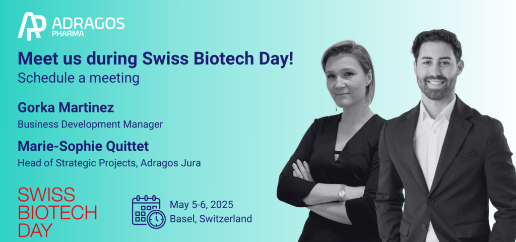 Adragos Pharma goes to Swiss Biotech Day in Basel [5th-6th May]